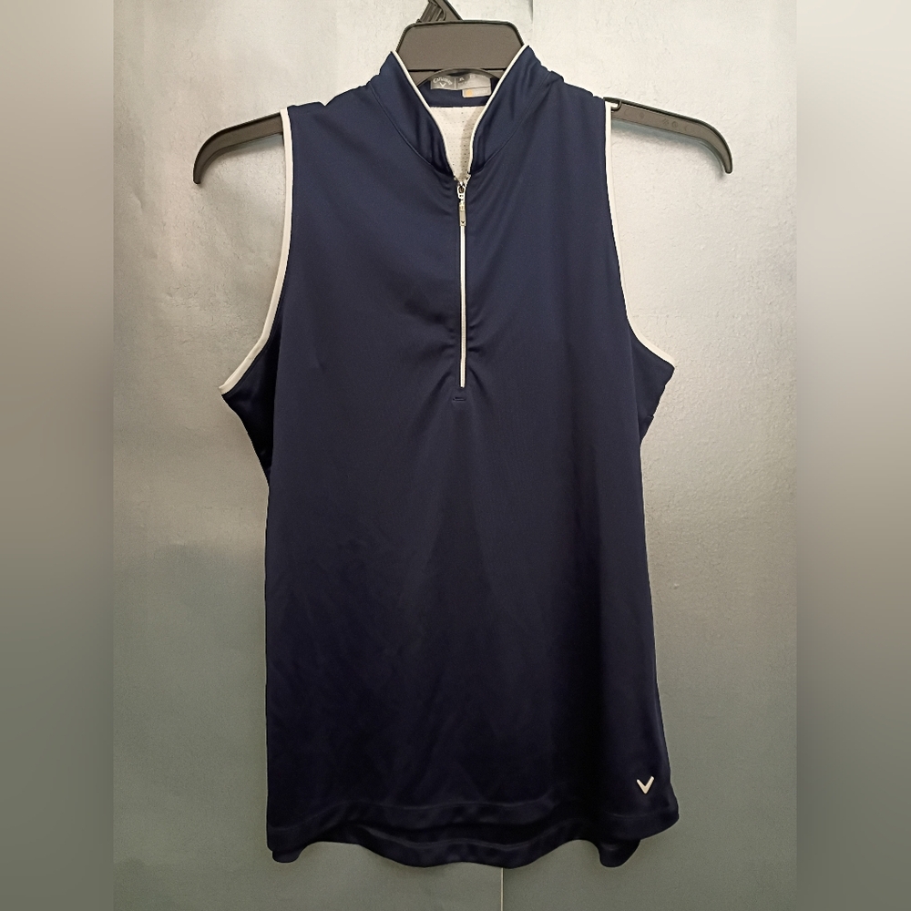 Callaway Navy Sleeveless Muscle Tee